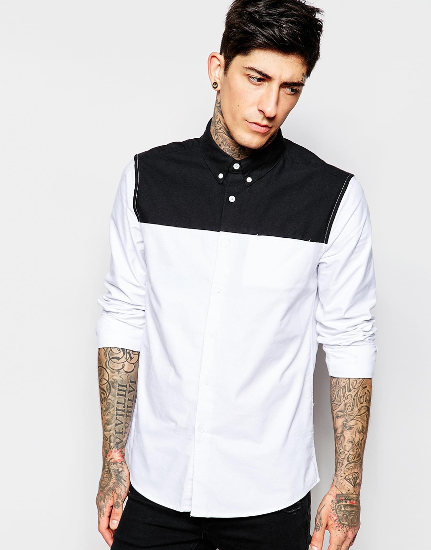 Monochrome Shirt in Long Sleeve – Shophistic Lite